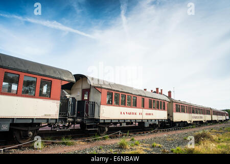 Historische Dampf Lok "Pacific PLM 231 K 8" von "Paimpol-Pontrieux" Zug Brittany France Stockfoto