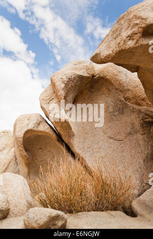 Einzigartige Gneis Felsformationen Wind-Erosion - Kalifornien USA anzeigen Stockfoto