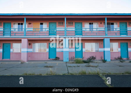 Verlassenen Motel (verlassene Gebäude) - Arizona USA Stockfoto