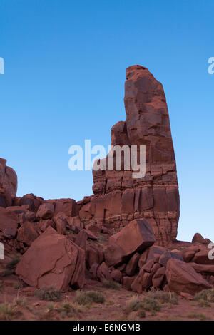 Roter Sandstein-Felsformation - Utah USA ausgesetzt Stockfoto