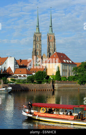 Kathedrale auf der Dominsel in Breslau, Polen, Europa Stockfoto