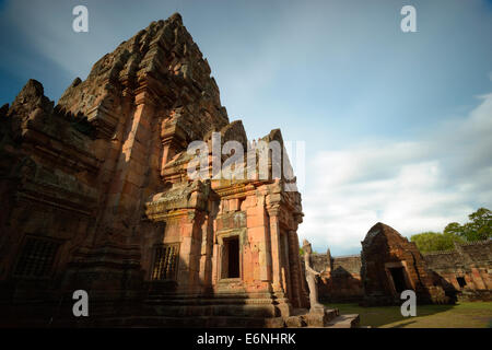 Prasat Phanom Rung Burg Felsen im Nordosten von Thailand. Stockfoto