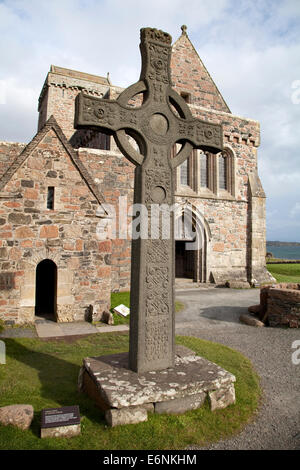 Iona Abbey, Schottland Stockfoto