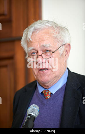 , Richard Ingrams an literarischen Oldie Mittagessen 14.05.13 Stockfoto