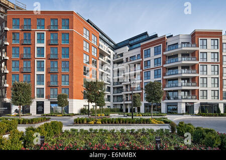 Chelsea-Creek-Luxus-Apartments in London. Stockfoto