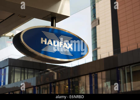 Halifax Bank Oval anmelden Sauchiehall Street, Glasgow, Schottland, UK Stockfoto