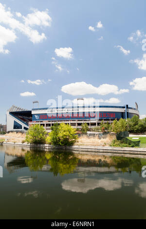 Vincente Calderon Stadion, Madrid, Spanien. Stockfoto