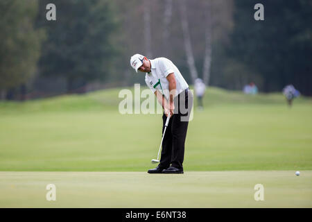 Felipe Aguilar (CHI) in Aktion während der ersten Runde der 71. Italian Open statt im Circolo Golf Torino. Stockfoto