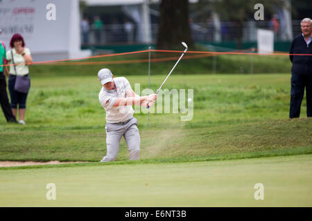 David Horsey (GER) in Aktion während der ersten Runde der 71. Italian Open statt im Circolo Golf Torino Stockfoto