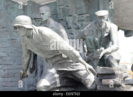 Denkmal des Warschauer Aufstandes, 5. Mai 2012. Stockfoto