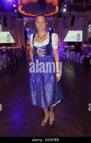 Prominente, die Teilnahme an der traditionellen Filserball 2014 bei Loewenbraeukeller.  Mitwirkende: Christine Theiss Where: München wenn: 21. Februar 2014 Stockfoto