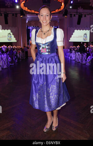 Prominente, die Teilnahme an der traditionellen Filserball 2014 bei Loewenbraeukeller.  Mitwirkende: Christine Theiss Where: München wenn: 21. Februar 2014 Stockfoto