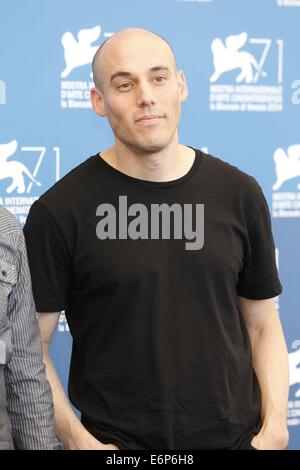 Venedig, Italien. 28. August 2014. Joshua Oppenheimer.The Look des Schweigens. Bildnachweis: Roger Harvey/Globe Fotos/ZUMA Draht/Alamy Live-Nachrichten Stockfoto