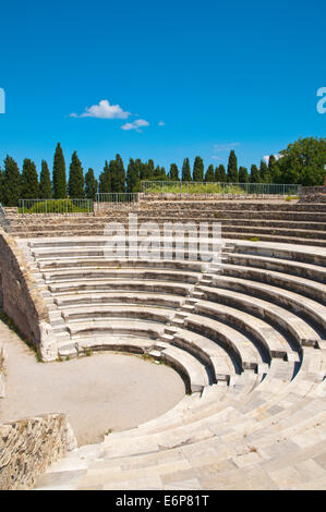 Odeon, das antike Amphitheater, Kos-Stadt, Insel Kos, Dodekanes, Griechenland, Europa Stockfoto