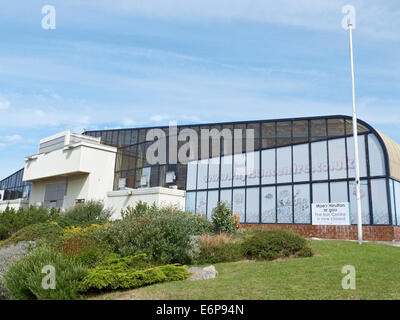 Die stillgelegten Sun Centre in Rhyl Wales UK Stockfoto