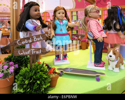 American Girl Place Store Interieur, Fifth Avenue, New York Stockfoto