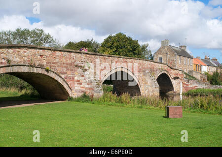 Nungate Brücke über den Fluss Tyne, Haddington, East Lothian, Schottland, Europa Stockfoto