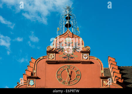 Turm des alten Rathauses, Freiburg Im Breisgau, Schwarzwald, Baden-Württemberg, Deutschland Stockfoto