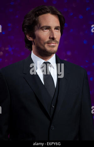 Wachsfigur von Schauspieler Christian Bale bei Madame Tussauds London vorgestellt.  Mitwirkende: Atmosphäre wo: London, Vereinigtes Königreich bei: 24. Februar 2014 Stockfoto