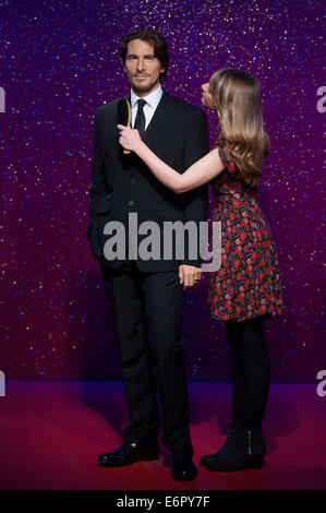 Wachsfigur von Schauspieler Christian Bale bei Madame Tussauds London vorgestellt.  Mitwirkende: Atmosphäre wo: London, Vereinigtes Königreich bei: 24. Februar 2014 Stockfoto