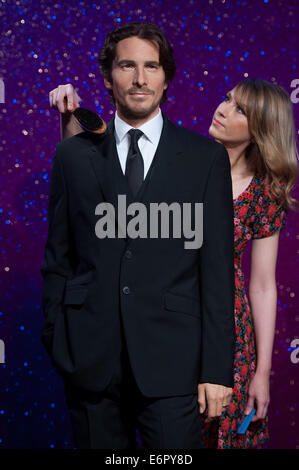 Wachsfigur von Schauspieler Christian Bale bei Madame Tussauds London vorgestellt.  Mitwirkende: Atmosphäre wo: London, Vereinigtes Königreich bei: 24. Februar 2014 Stockfoto