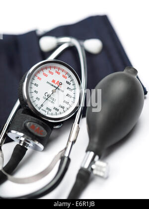 Blutdruckmessgerät Blut Manometer Stockfoto