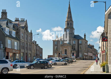 PETERHEAD ABERDEENSHIRE SCHOTTLAND DEM HAUPTPLATZ IN DER STADT Stockfoto