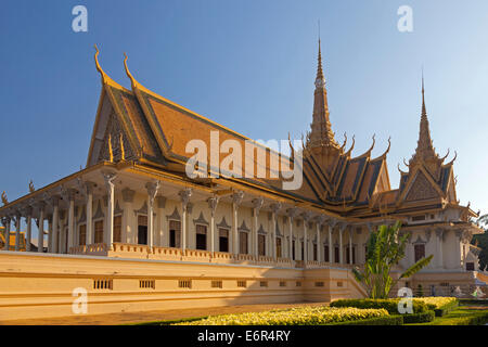 Kaisersaal, Königspalast, Phnom Penh, Kambodscha Stockfoto