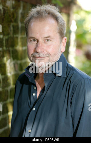 Venedig, Italien. 29. August 2014. Österreichische Regisseur Ulrich Seidl stellt während der 71. Filmfestspielen in Venedig, Italien, 29. August 2014. Foto: Hubert Boesl Live News WIRE SERVICE/Dpa/Alamy Stockfoto