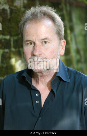 Venedig, Italien. 29. August 2014. Österreichische Regisseur Ulrich Seidl stellt während der 71. Filmfestspielen in Venedig, Italien, 29. August 2014. Foto: Hubert Boesl Live News WIRE SERVICE/Dpa/Alamy Stockfoto