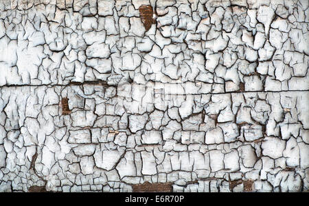 Hintergrund von einem gerissenen Holzplatte Stockfoto