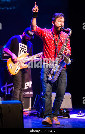 Troker am Festival Lent, Maribor, Slowenien Stockfoto