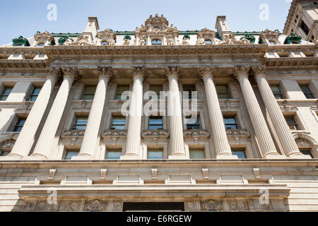 Leihmutter Court, ehemals Hall of Records, 31 Chambers Street, Manhattan, New York City, New York, USA Stockfoto