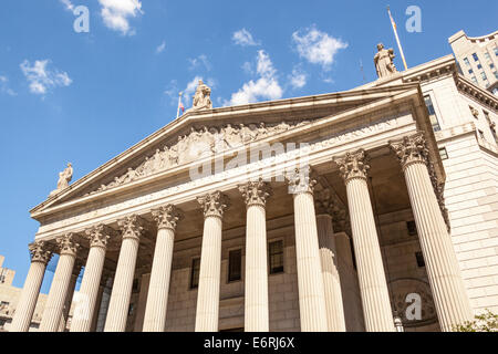 New York Supreme Court, 60 Centre Street, Foley Quadrat, Manhattan, New York City, New York, USA Stockfoto