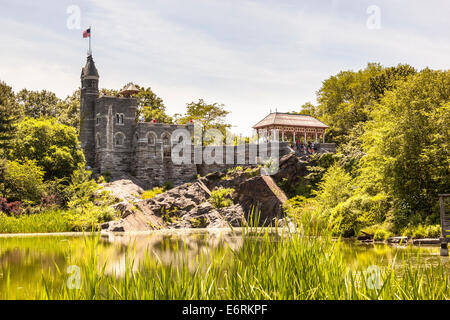 Schloss Belvedere, Central Park, Manhattan, New York City, New York, USA Stockfoto