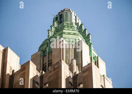 Waldorf Astoria Hotel Dach, Park Avenue, Manhattan, New York City, New York, USA Stockfoto