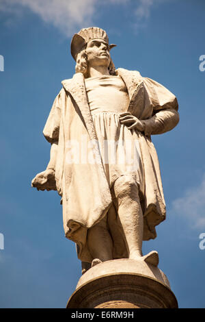 Kolumbus-Denkmal, Columbus Circle, Manhattan, New York City, New York, USA Stockfoto