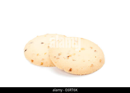 Süßigkeiten-Cookie isoliert auf weißem Hintergrund Stockfoto