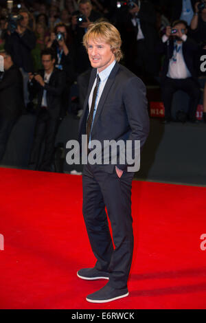 Venedig, Italien. 29. August 2014. 71. Filmfestspielen von Venedig. Owen Wilson bei "sie ist Funny, die Way" Premiere. Stockfoto