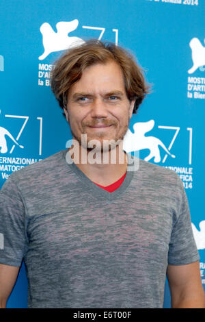 Venedig, Italien. 29. August 2014. Schauspieler Michael Shannon stellt bei dem Fototermin 99 Häuser während der 71. Filmfestspielen in Venedig, Italien, 29. August 2014. Foto: Hubert Boesl - NO-Draht-SERVICE-/ Dpa/Alamy Live News Stockfoto