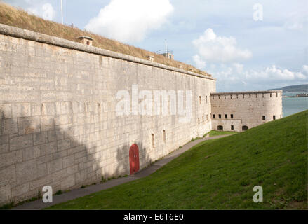 Nothe Fort erbaut 1872 Weymouth, Dorset, England Stockfoto