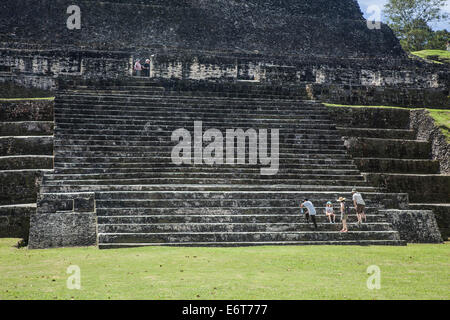 El Castillo Pyramide von Xunantunich, Karibik, Belize Stockfoto