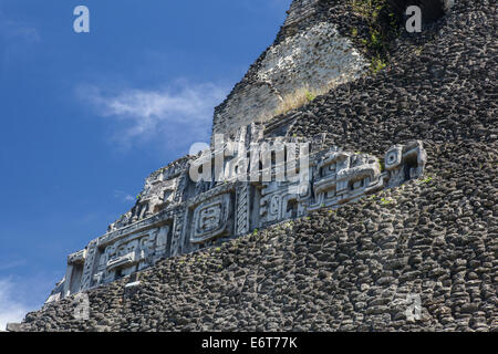 El Castillo Pyramide von Xunantunich, Karibik, Belize Stockfoto