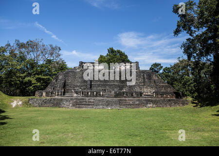 Maya-Ruinen von Xunantunich, Karibik, Belize Stockfoto