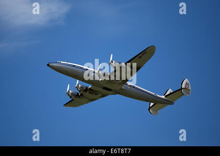 Payerne, Schweiz, 30. August 2014. Super Constellation fliegt die Air Show im AIR14 am Samstag, den 30. August Credit: Carsten Reisinger/Alamy Live News Stockfoto