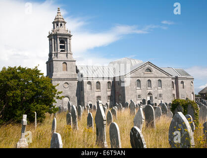 Georgianische Architektur der St. Georg Kirche, Isle of Portland, Dorset, England Stockfoto