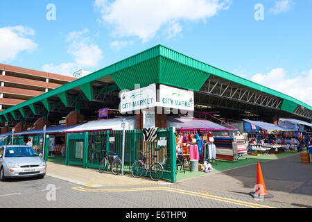 Stadt Markt Peterborough Cambridgeshire UK Stockfoto