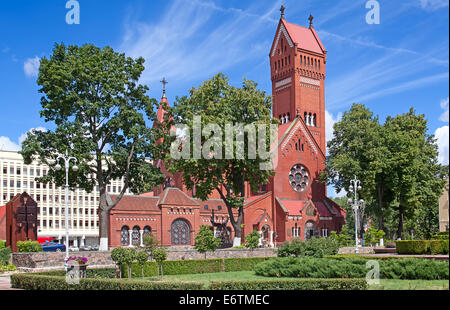 Katholische Kapelle St. Simon und St. Elena. Minsk. Belarus. Stockfoto