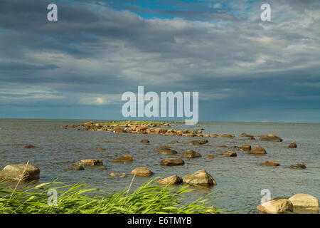 Felsen ins Meer. Aussichtspunkte in Europa Stockfoto