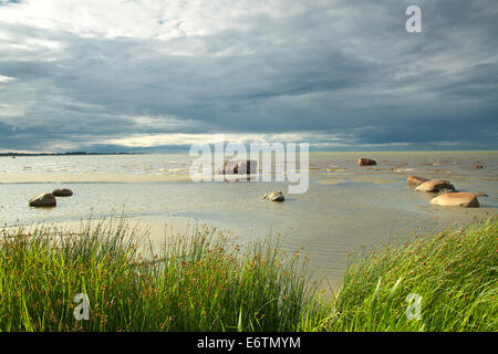 Felsen ins Meer. Aussichtspunkte in Europa Stockfoto